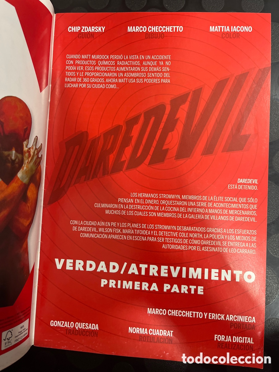 C&oacute;mics: DAREDEVIL N.13 VERDAD ATREVIMIENTO ( 2019/&hellip; ) - Foto 3