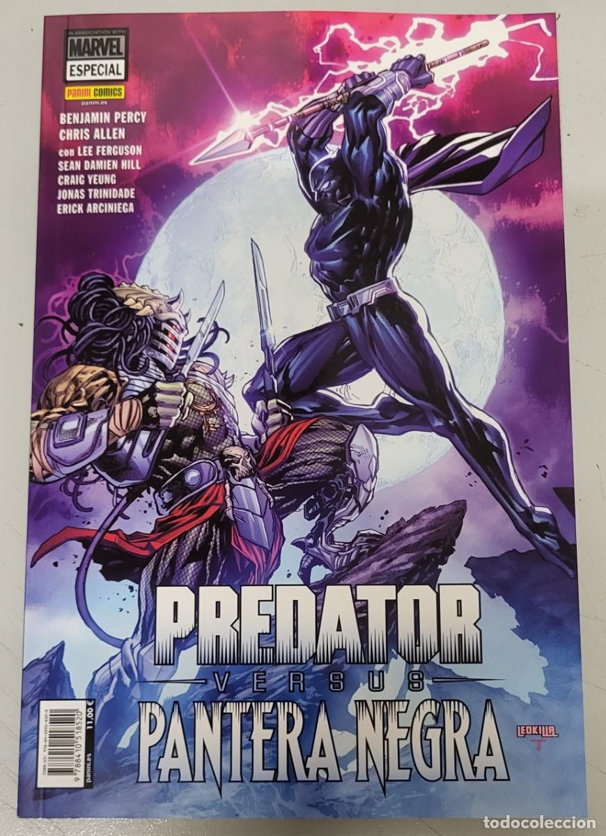 C&oacute;mics: PREDATOR VERSUS PANTERA NEGRA / BENJAMIN PERCY - CHRIS ALLEN / MARVEL - PANINI - Foto 1