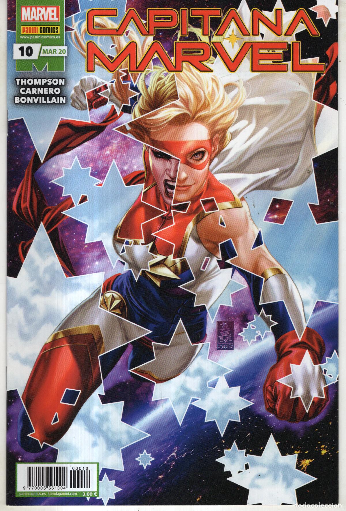 C&oacute;mics: CAPITANA MARVEL N&ordm; 10 - PANINI - BUEN ESTADO - Foto 1