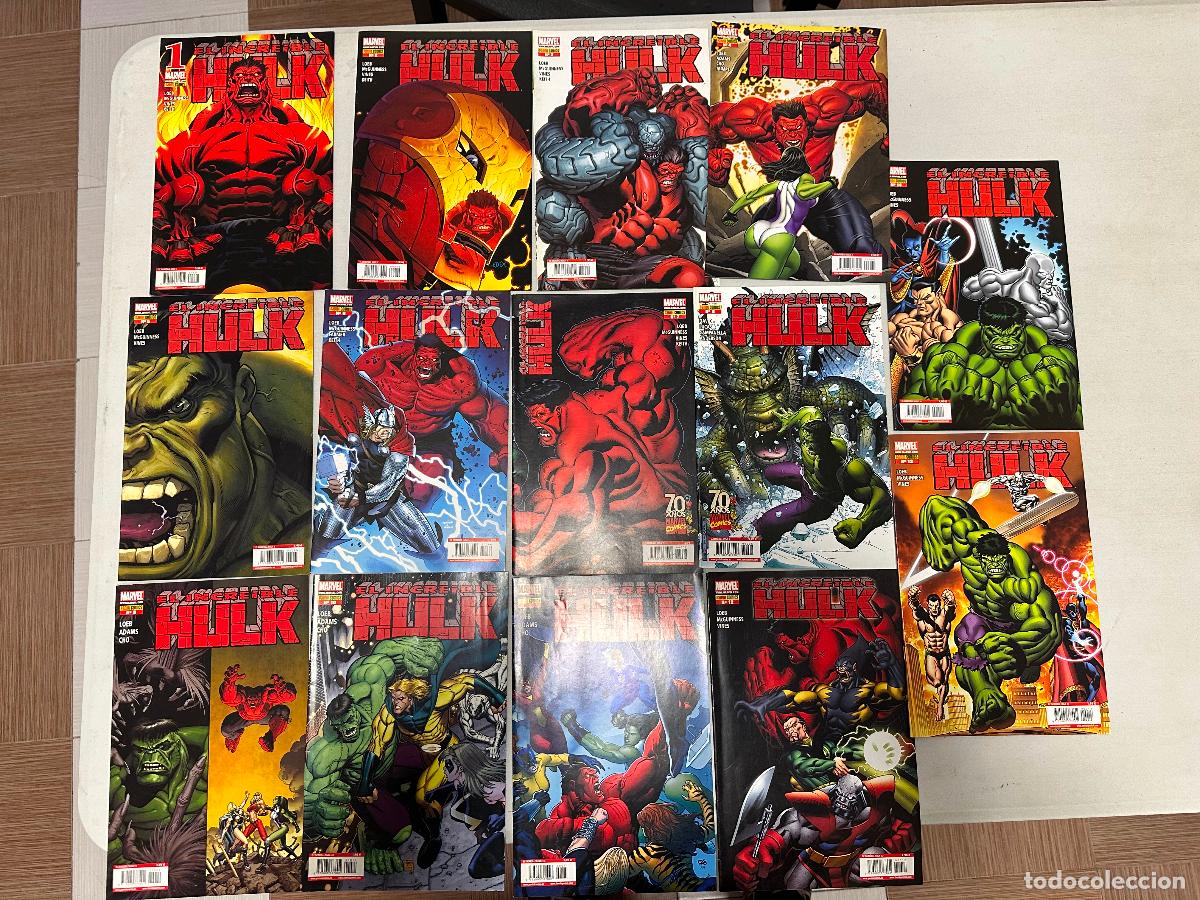 C&oacute;mics: El increible Hulk - Loeb - numeros 1 al 14 - PANINI - Foto 1
