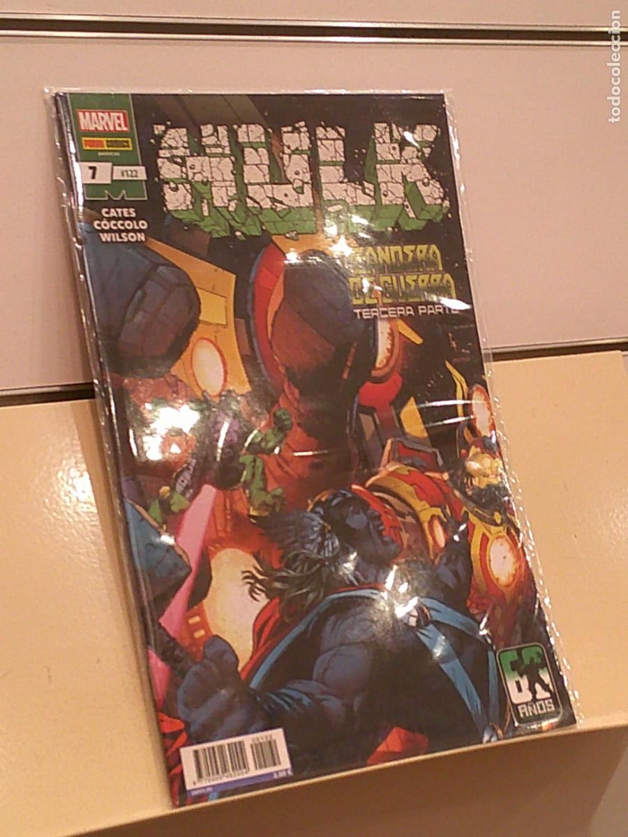 C&oacute;mics: HULK N&ordm; 7-122 BANDERA DE GUERRA TERCERA PARTE MARVEL - PANINI - Foto 1
