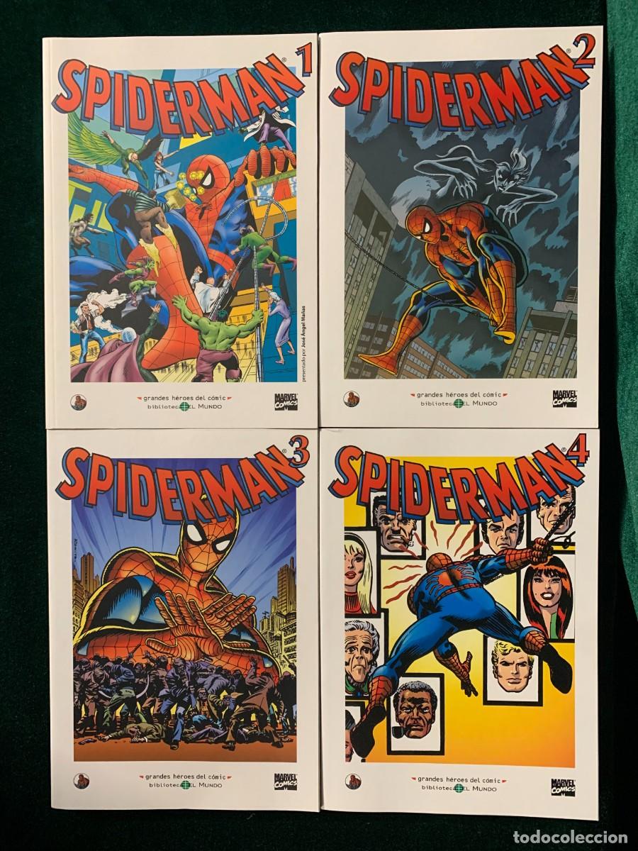 C&oacute;mics: COMIC; LOTE 4 COMIC SPIDERMAN - GRANDES HEROES DEL COMIC - Foto 1