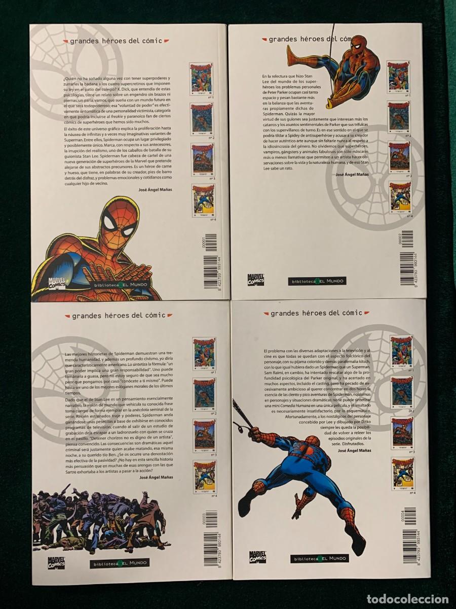 C&oacute;mics: COMIC; LOTE 4 COMIC SPIDERMAN - GRANDES HEROES DEL COMIC - Foto 2