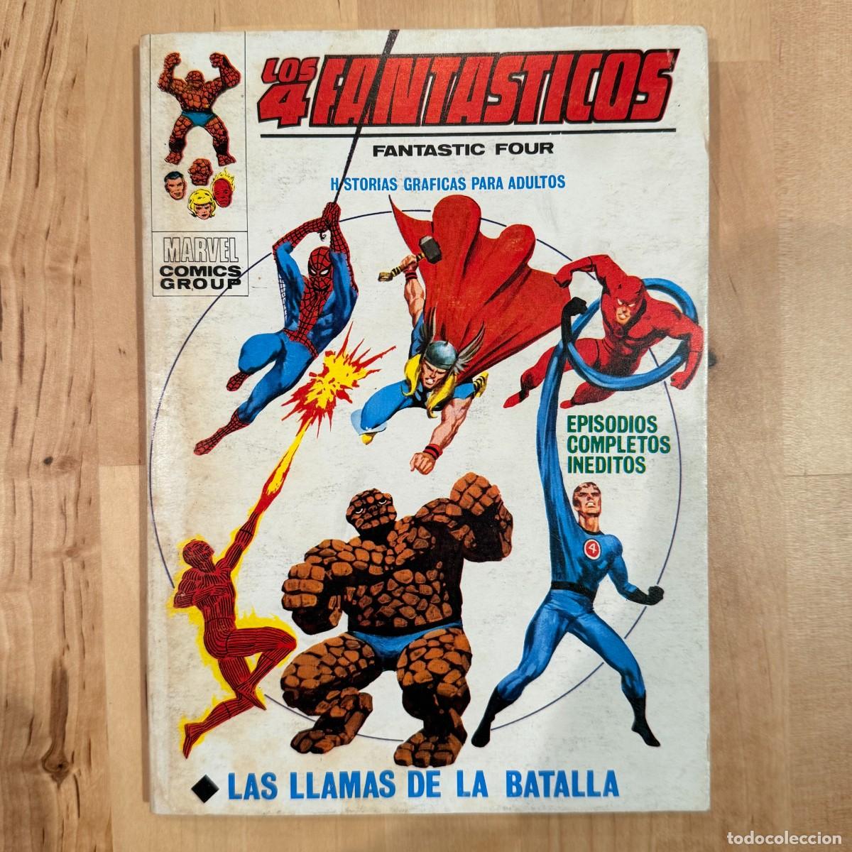 C&oacute;mics: Los 4 Fant&aacute;sticos. Las Llamas de la Batalla. Num. 36 - Foto 1