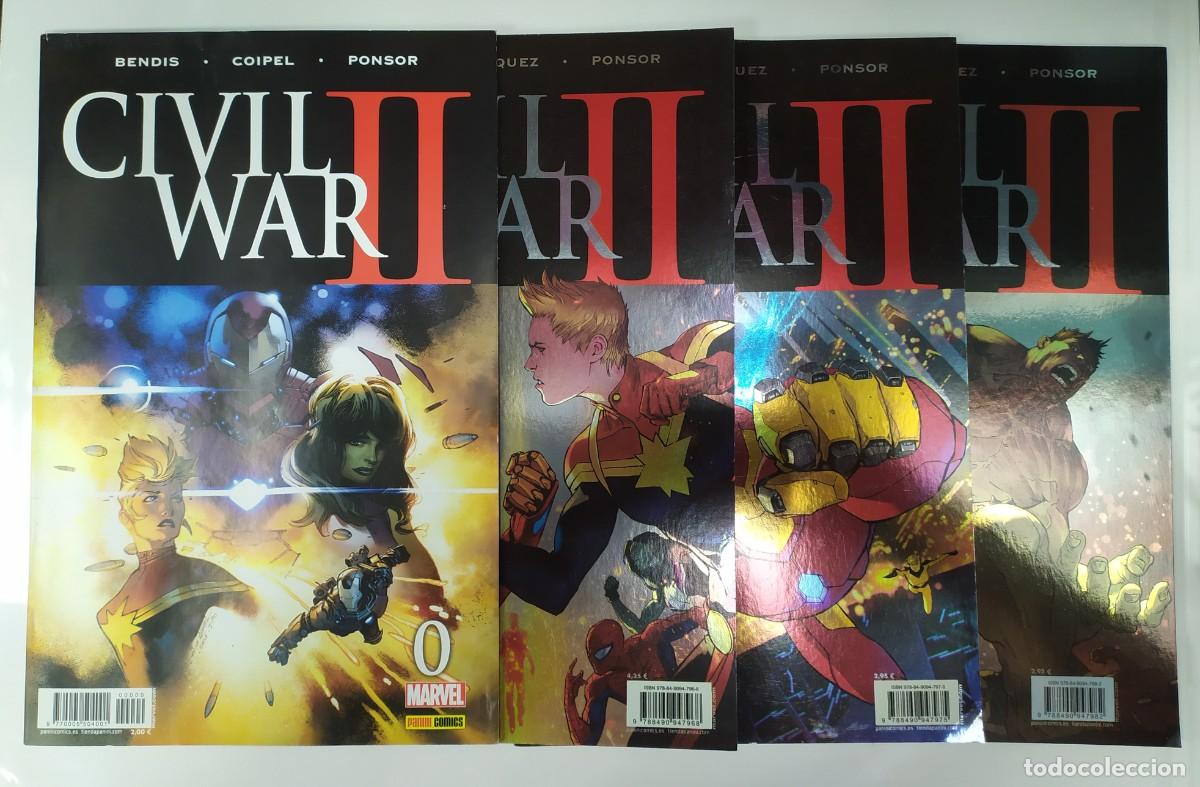 Fumetti: CIVIL WAR II. LOTE DEL N&ordm; 0 AL 03 (2016)