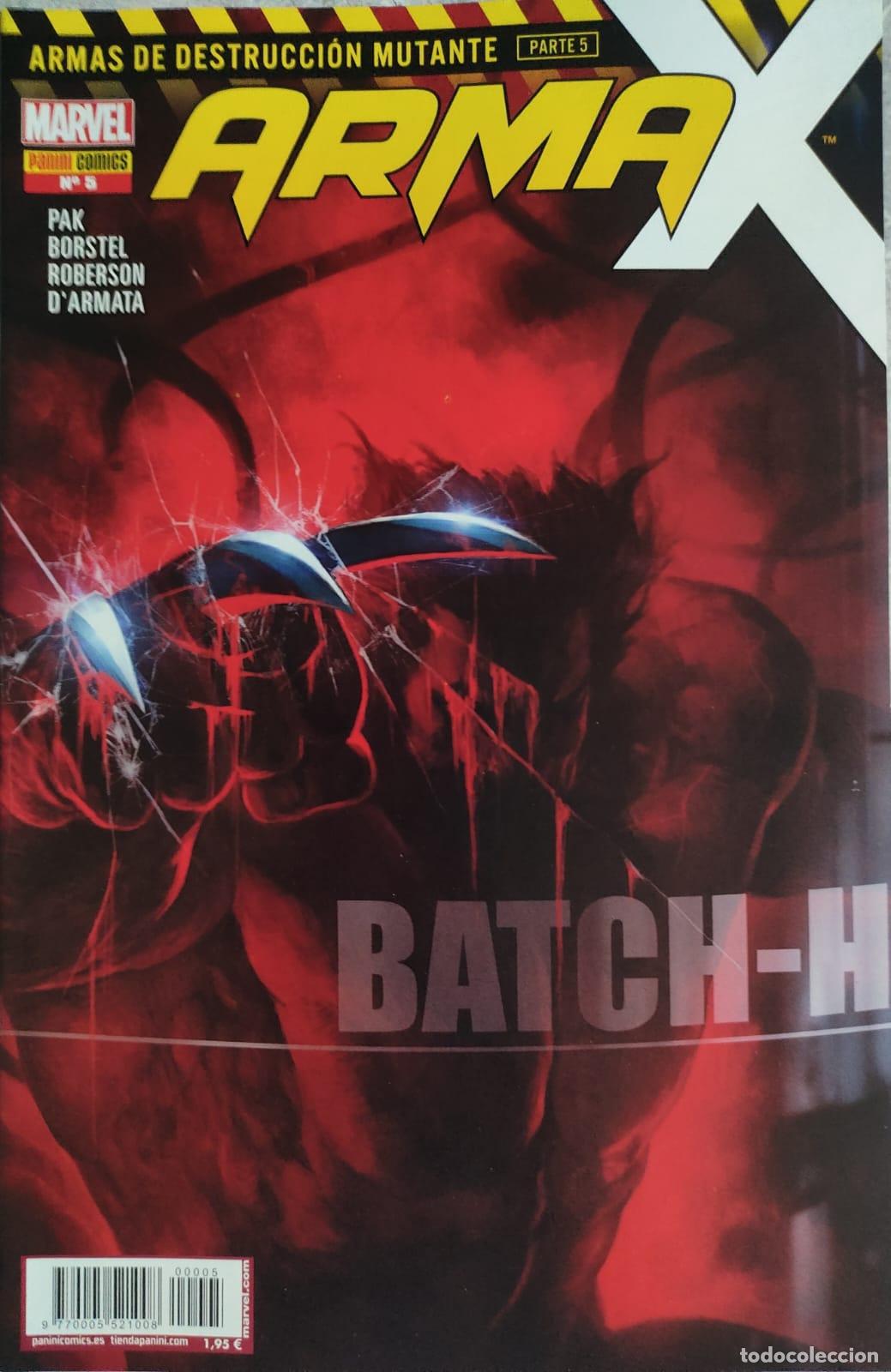 C&oacute;mics: ARMA X PANINI NUMERO 5 - Foto 1