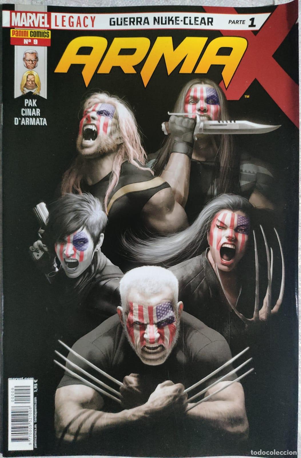 C&oacute;mics: ARMA X PANINI NUMERO 9 - Foto 1