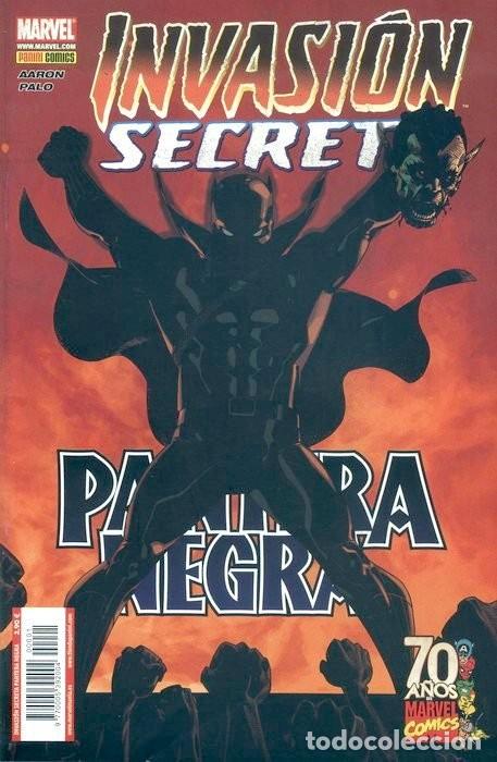 C&oacute;mics: MARVEL COMICS --- INVASI&Oacute;N SECRETA, PANTERA NEGRA --- PANINI 2009 --- CAJ02 - Foto 1