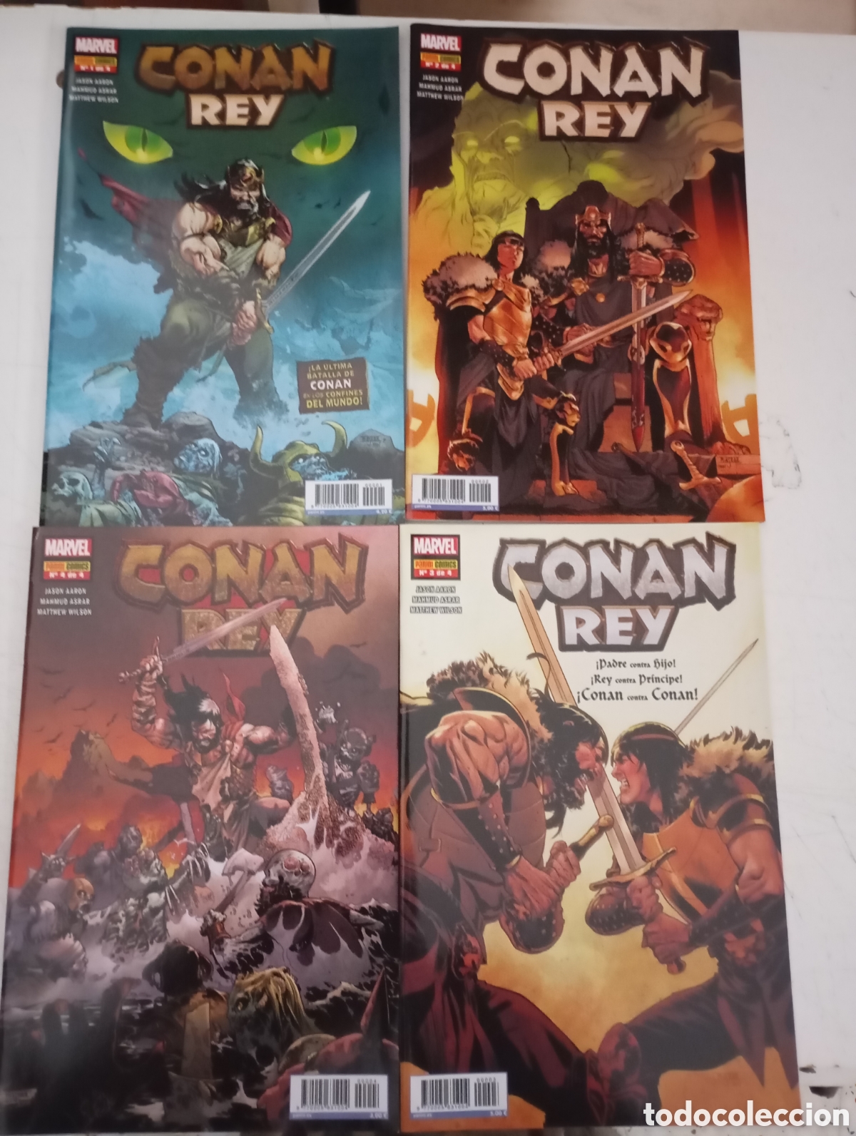 C&oacute;mics: CONAN REY 1 al 4 (COMPLETA) - JASON AARON- PANINI - Foto 1