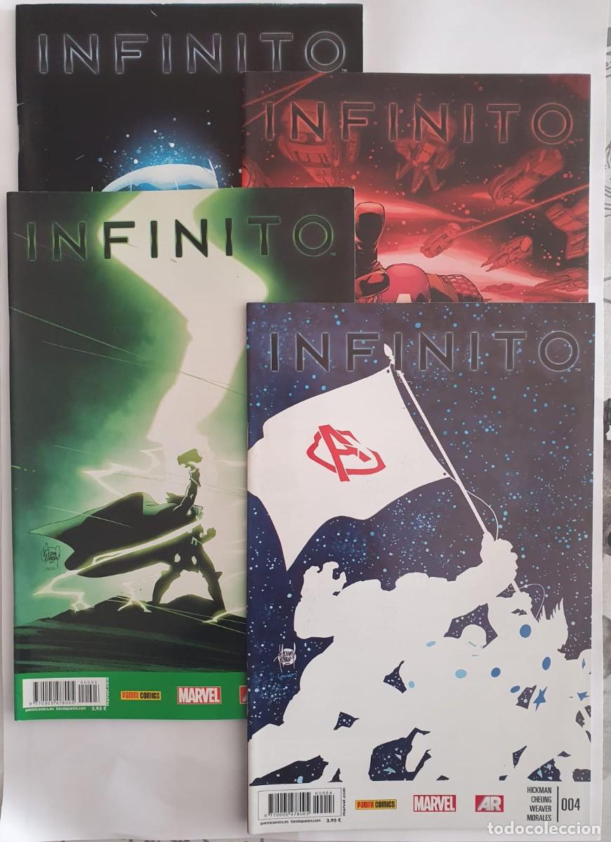 C&oacute;mics: SERIE COMPLETA PANINI MARVEL INFINITO A&Ntilde;O 2013 N&ordm; 1 A 4 - Foto 1