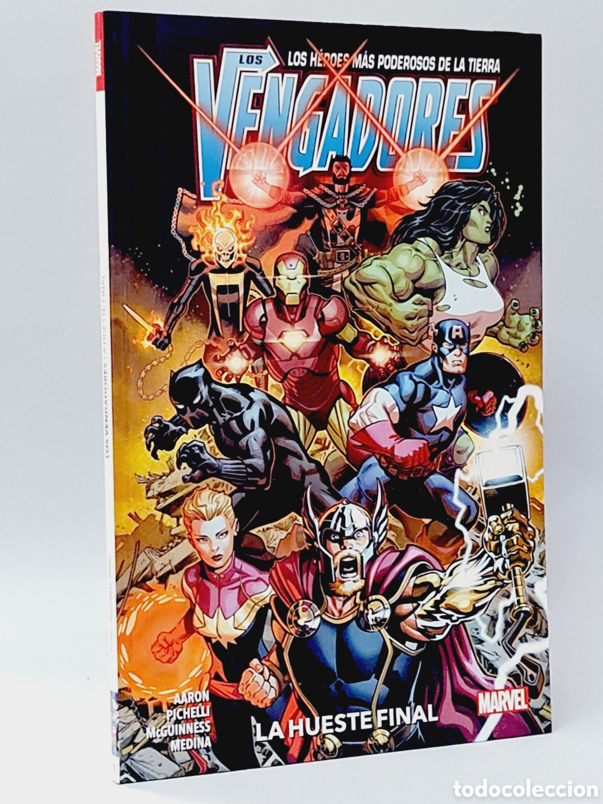 C&oacute;mics: DE KIOSCO MARVEL PREMIERE 9 LOS VENGADORES 1 LA HUESTE FINAL COMICS PANINI - Foto 1