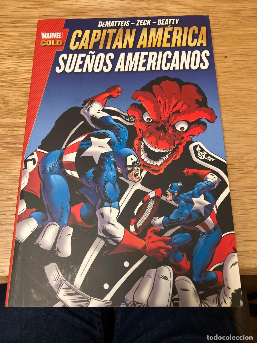 C&oacute;mics: MARVEL GOLD - CAPIT&Aacute;N AM&Eacute;RICA - SUE&Ntilde;OS AMERICANOS - PANINI - Foto 1