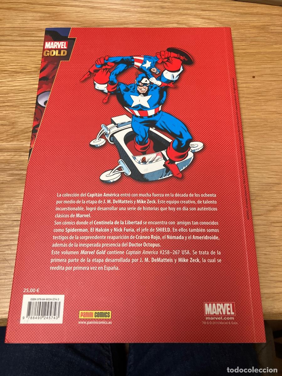 C&oacute;mics: MARVEL GOLD - CAPIT&Aacute;N AM&Eacute;RICA - SUE&Ntilde;OS AMERICANOS - PANINI - Foto 2