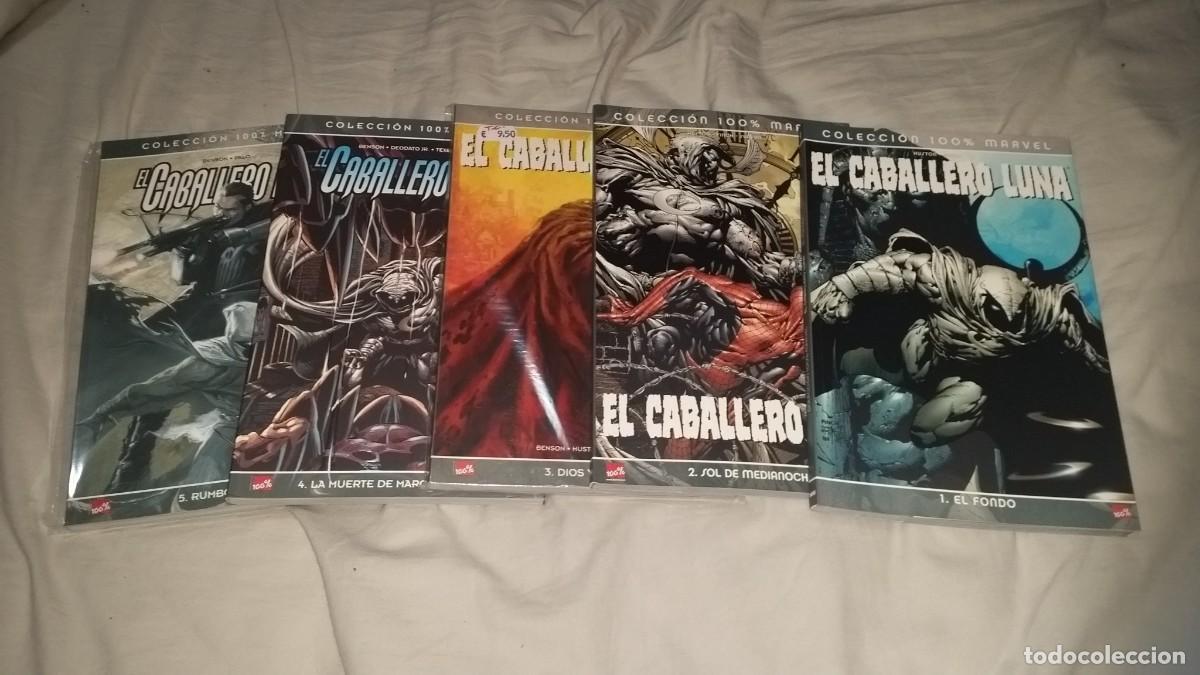 C&oacute;mics: 100% MARVEL: CABALLERO LUNA (OBRA COMPLETA 5 TOMOS) - PANINI - Foto 1