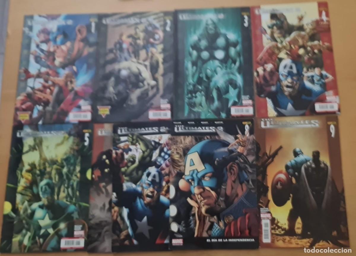 C&oacute;mics: ULTIMATES 2, 1 A 9 (COMPLETA). MARK MILLAR, BRIAN HITCH. PANINI - Foto 1