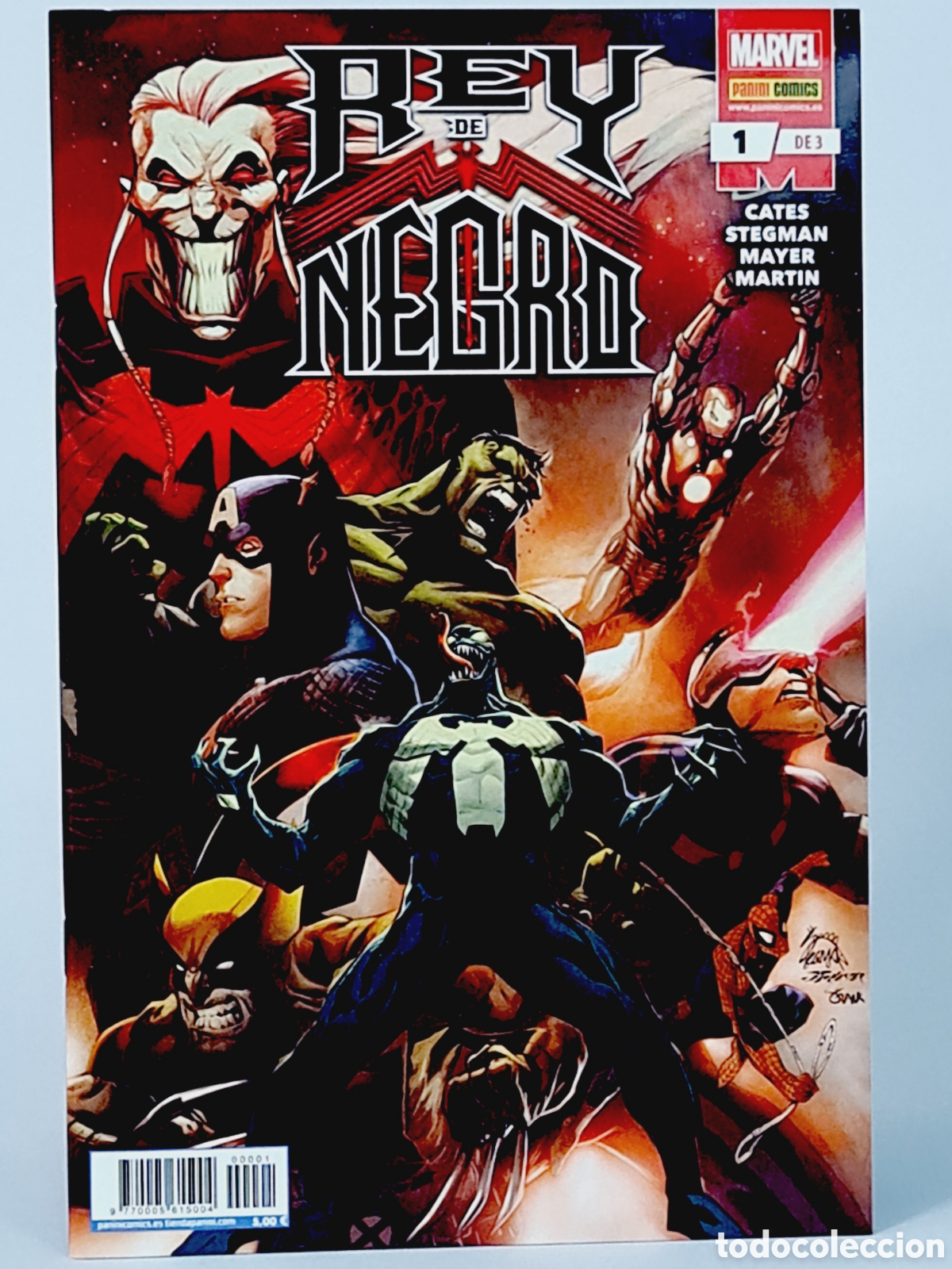 C&oacute;mics: DE KIOSCO REY DE NEGRO 1 DE 3 PANINI C&Oacute;MICS MARVEL 2020 - Foto 1