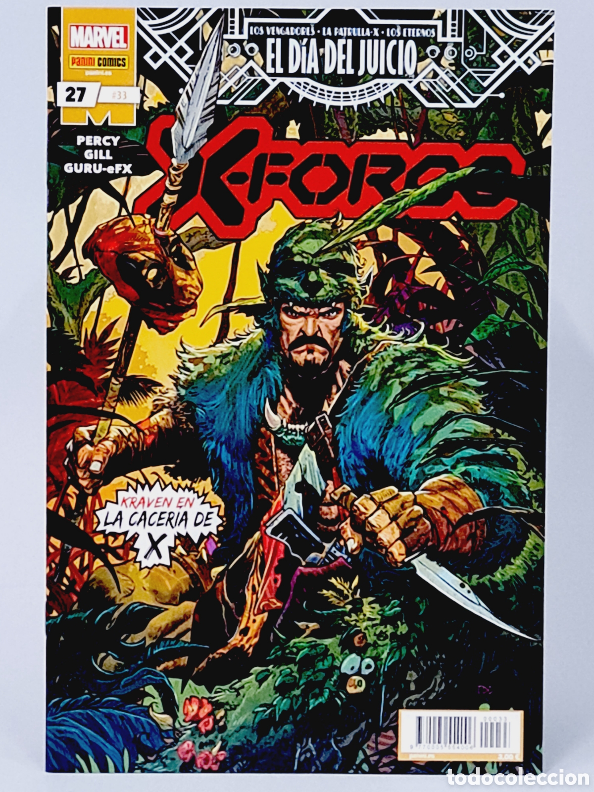 C&oacute;mics: DE KIOSCO X-FORCE 27 - 33 MARVEL COMICS PANINI EL D&Iacute;A DEL JUICIO GRAPA - Foto 1