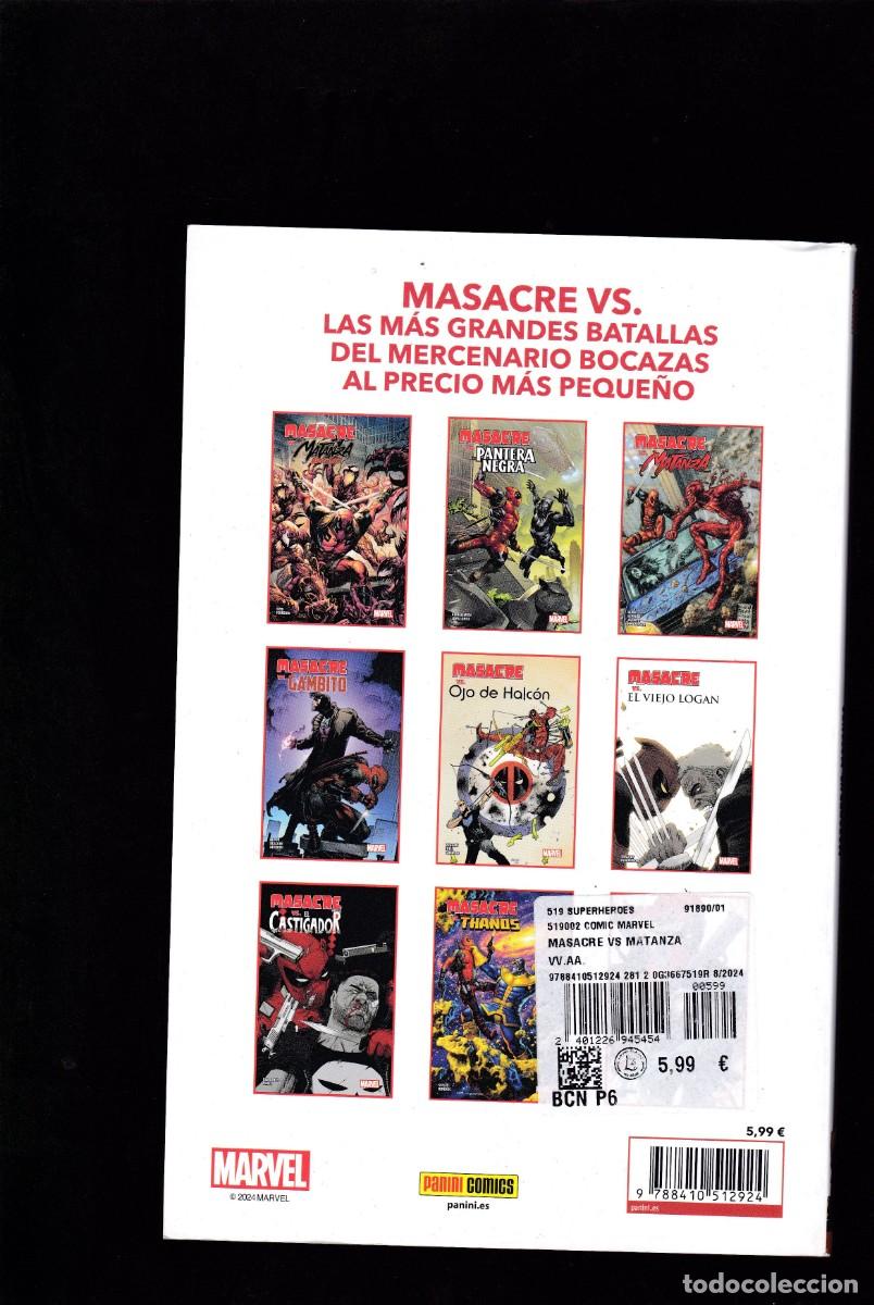 C&oacute;mics: MASACRE VS - N&ordm; 3 - MASACRE VS MATANZA - PANINI - Foto 2