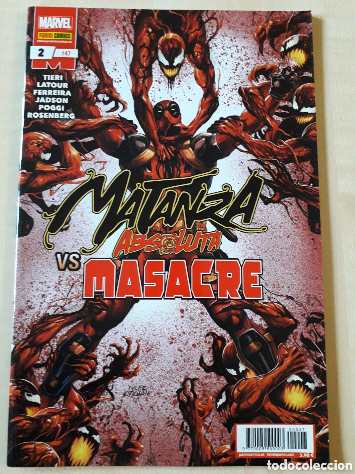 C&oacute;mics: MATANZA ABSOLUTA VS MASACRE N&Uacute;MERO 2. EXCELENTE ESTADO - Foto 1