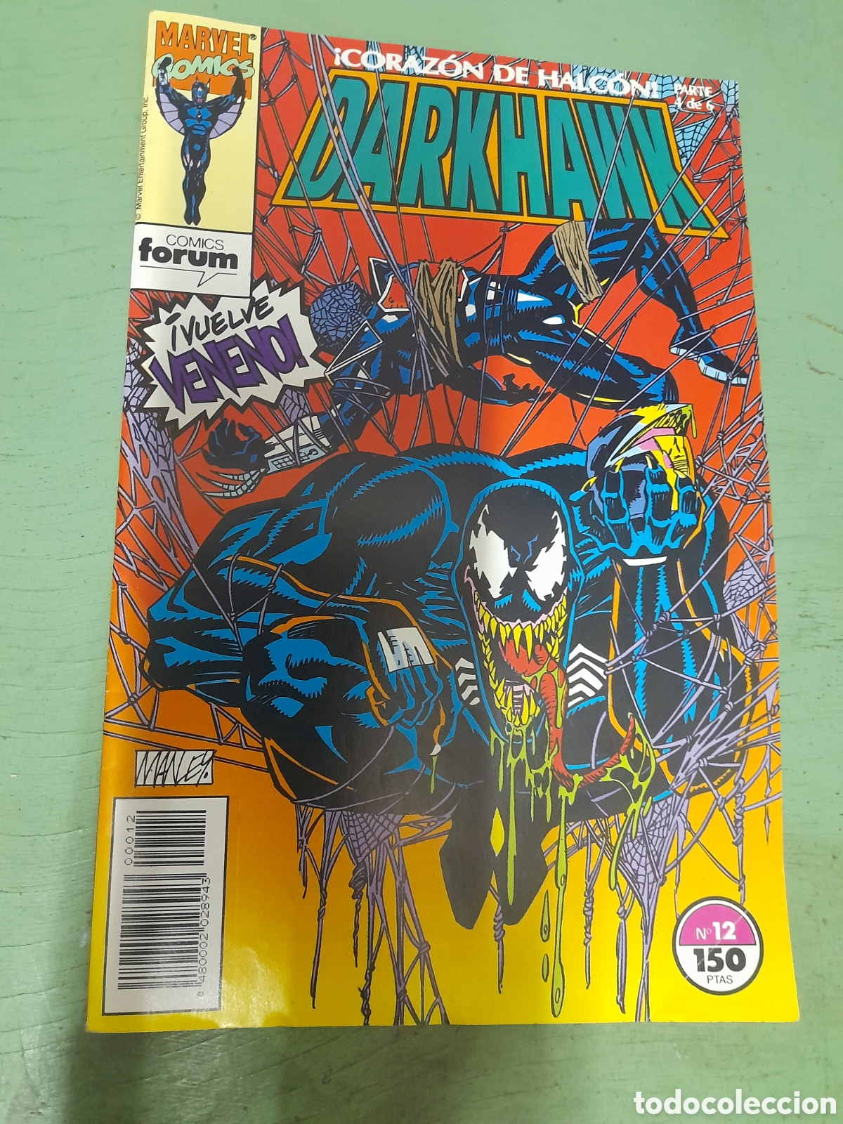 C&oacute;mics: Darkhawk n&uacute;mero 12 a&ntilde;o 1992 - Foto 1
