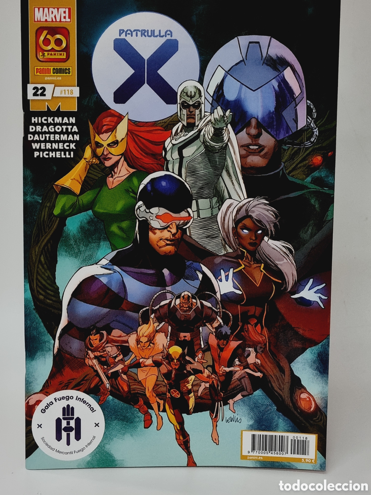 C&oacute;mics: DE KIOSCO PATRULLA X 118 PANINI COMICS MARVEL 22 - Foto 1