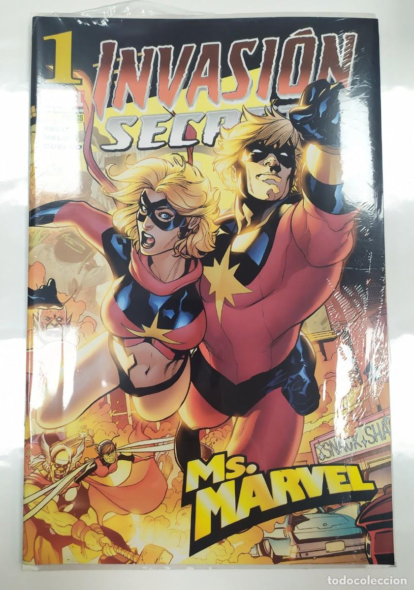 C&oacute;mics: INVASI&Oacute;N SECRETA. MS MARVEL N&ordm; 01 Y 02 (2009) - Foto 1