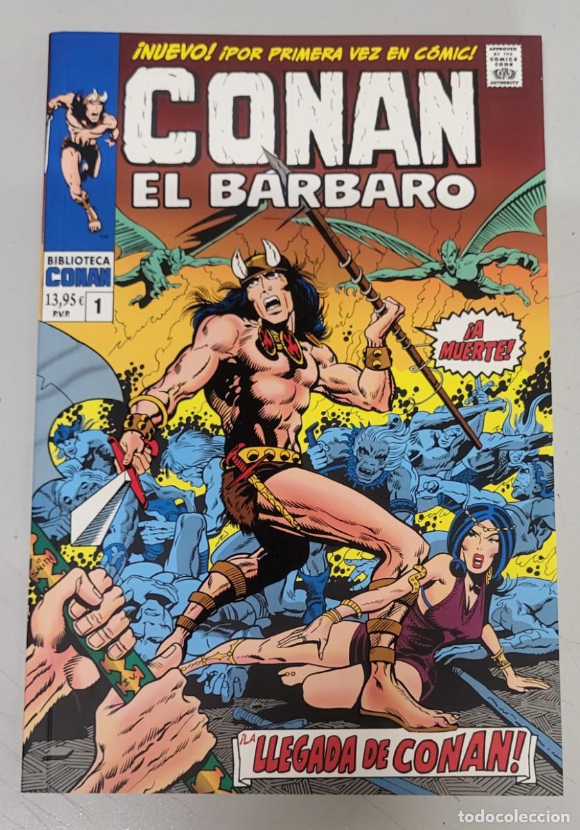 C&oacute;mics: BIBLIOTECA CONAN EL BARBARO N&ordm; 1 : LA LLEGADA DE CONAN / MARVEL - PANINI - Foto 1