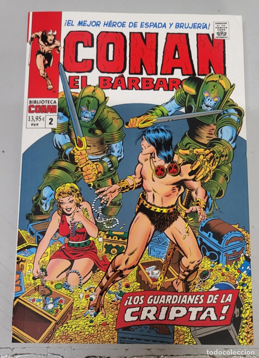 C&oacute;mics: BIBLIOTECA CONAN EL BARBARO N&ordm; 2 : LOS GUARDIANES DE LA CRIPTA / MARVEL - PANINI - Foto 1