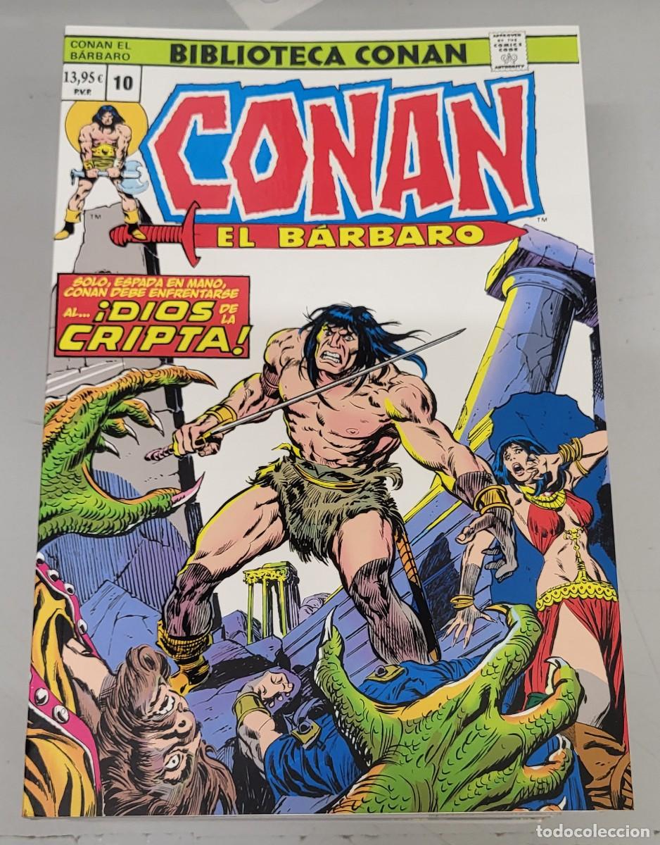 C&oacute;mics: BIBLIOTECA CONAN EL BARBARO N&ordm; 10 : DIOS DE LA CRIPTA / MARVEL - PANINI - Foto 1