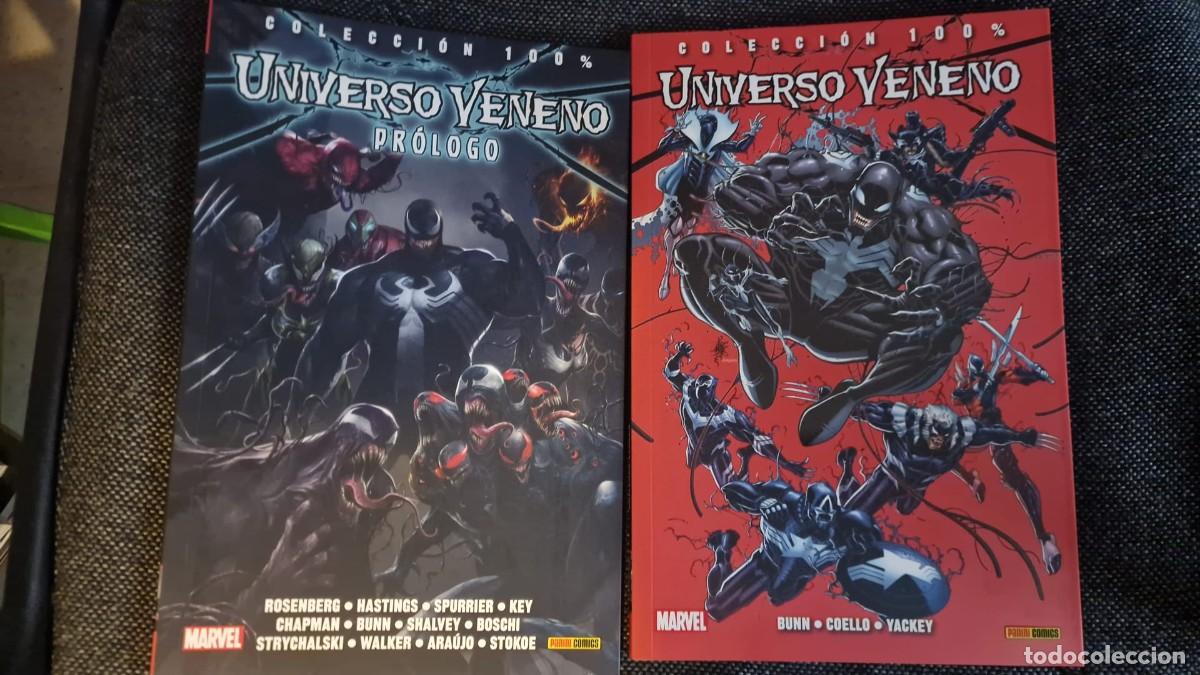 C&oacute;mics: 100% MARVEL - UNIVERSO VENENO (OBRA COMPLETA 2 TOMOS) - PANINI - Foto 1