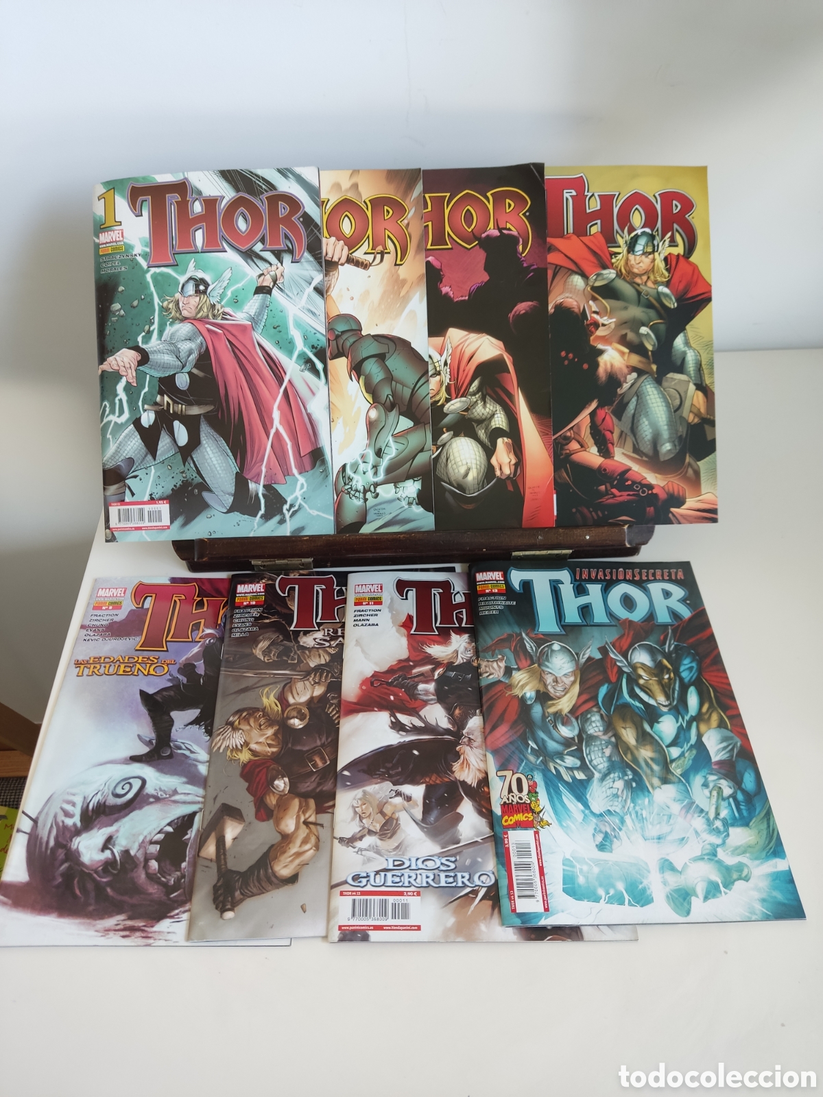 C&oacute;mics: Thor Panini comics 8 n&uacute;meros: 1, 3, 4, 5, 9, 10, 11 y 13 - Foto 1