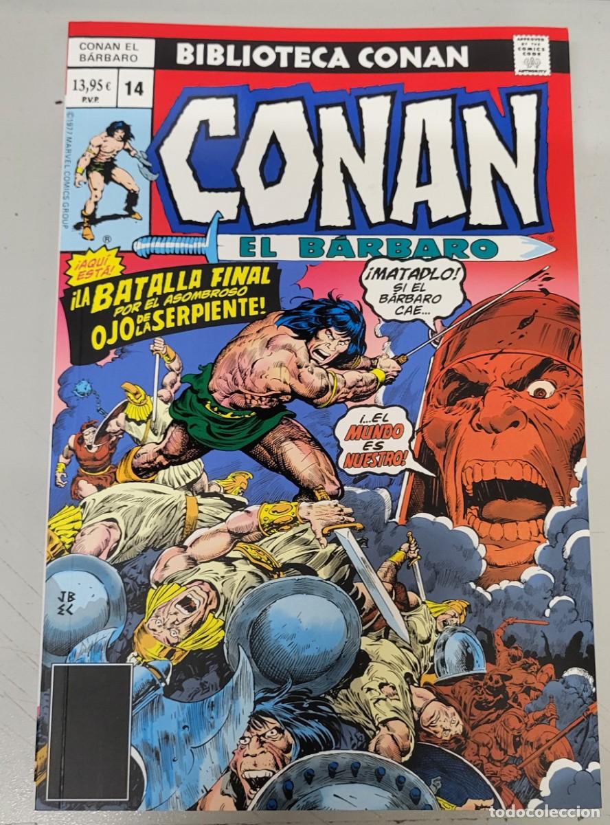 Comics: BIBLIOTECA CONAN EL BARBARO Nº 14 : LA BATALLA FINAL POR EL ASOMBROSO OJO DE LA SERPIENTE / PANINI