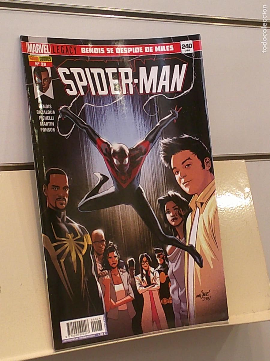C&oacute;mics: SPIDER-MAN (MILES MORALES) N&ordm; 28 BENDIS MARVEL - PANINI - Foto 1