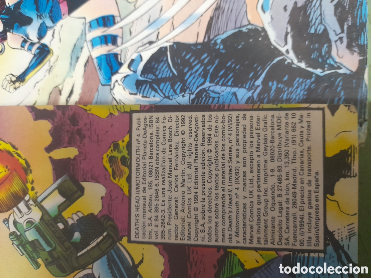 C&oacute;mics: Deaths head II ,n&uacute;meros 4 y 9 - Foto 4