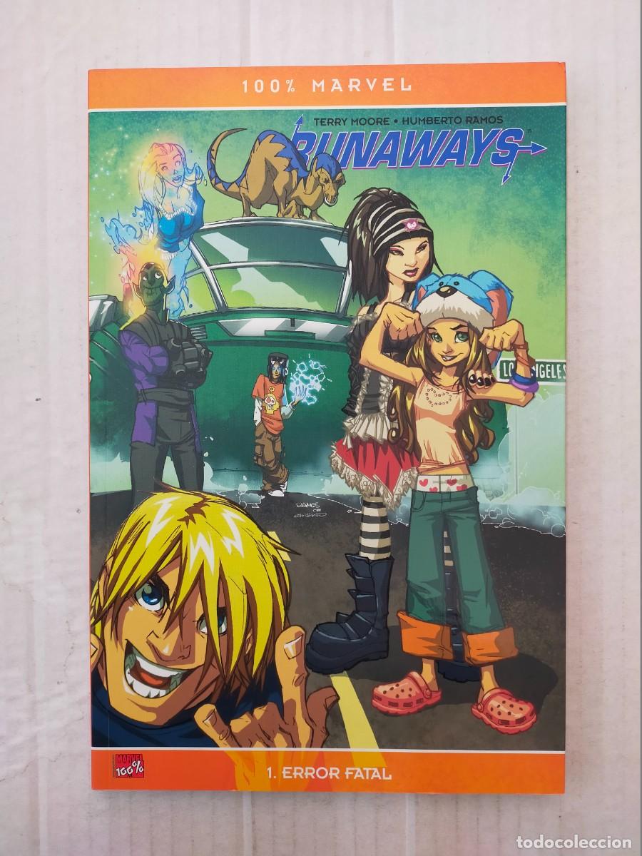 C&oacute;mics: RUNAWAYS VOL. 1: ERROR FATAL. Terry Moore y Humberto Ramos - Foto 1