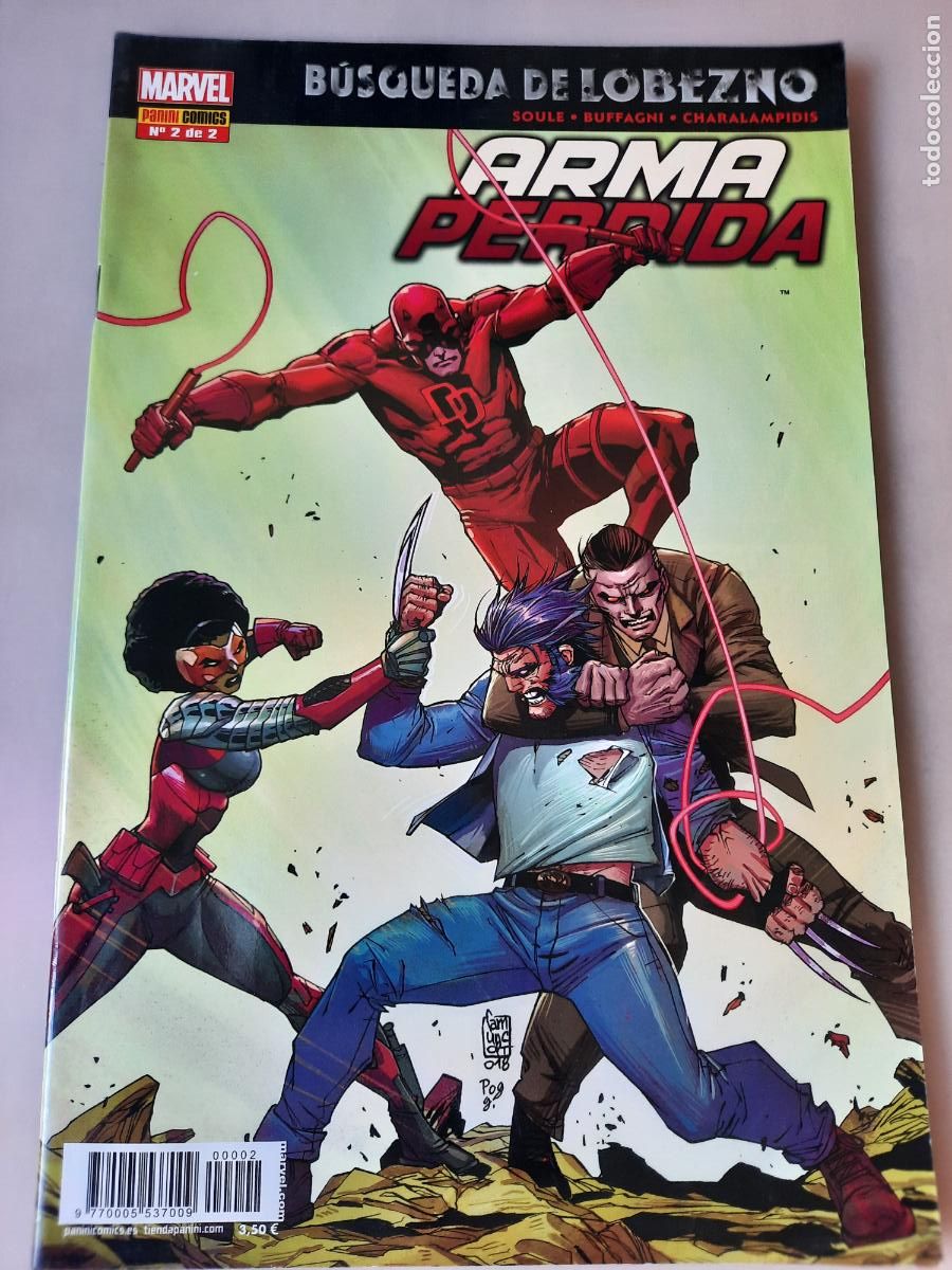 C&oacute;mics: B&Uacute;SQUEDA DE LOBEZNO: ARMA PERDIDA N&ordm; 1 AL 2- COMPLETA - ED. PANINI - Foto 1