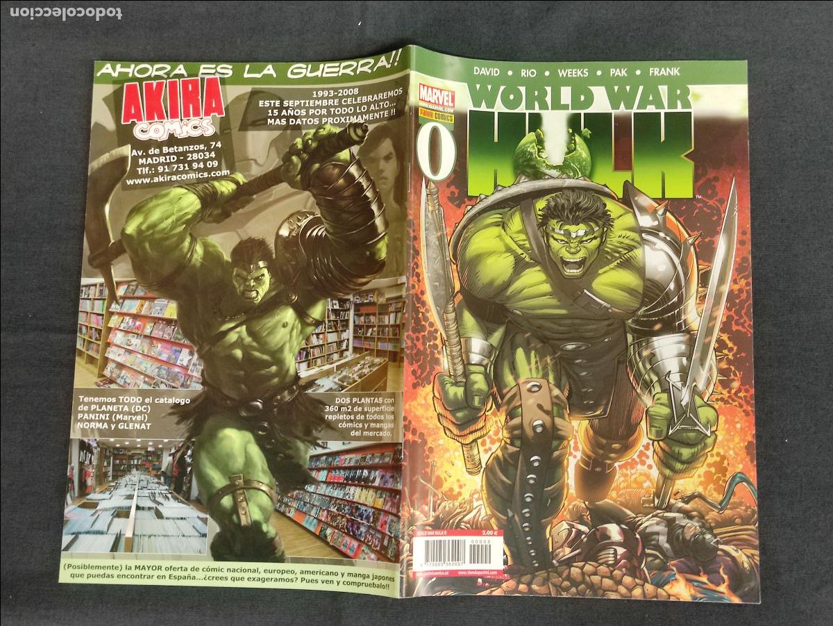 C&oacute;mics: WORLD WAR HULK - N&ordm; 0 - PANINI - - Foto 1