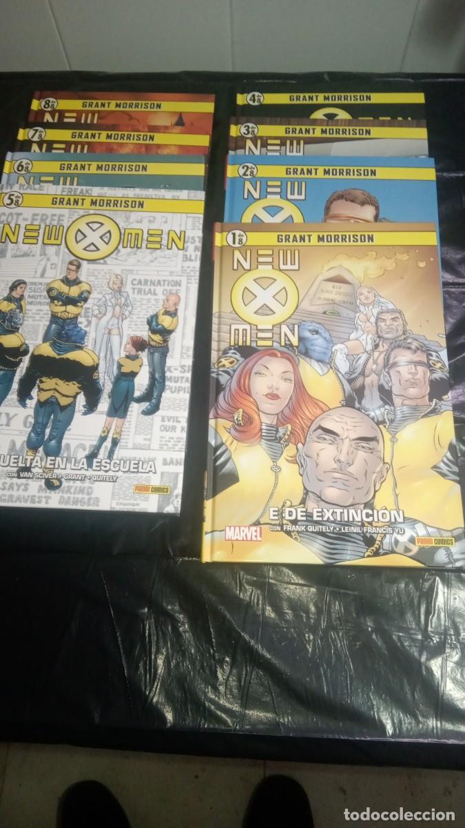 C&oacute;mics: NEW X MEN GRANT MORRISON 8 TOMITOS COMPLETA PANINI - Foto 1