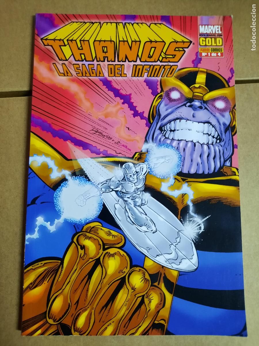 C&oacute;mics: THANOS: LA SAGA DEL INFINITO N&ordm; 1 DE 4 - ED. PANINI - Foto 1