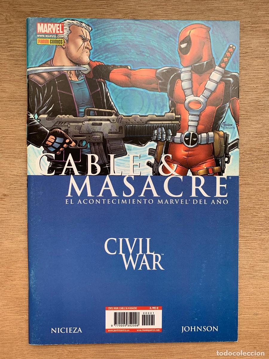 C&oacute;mics: Cable & Masacre: Civil War - Muy Buen Estado - Foto 1