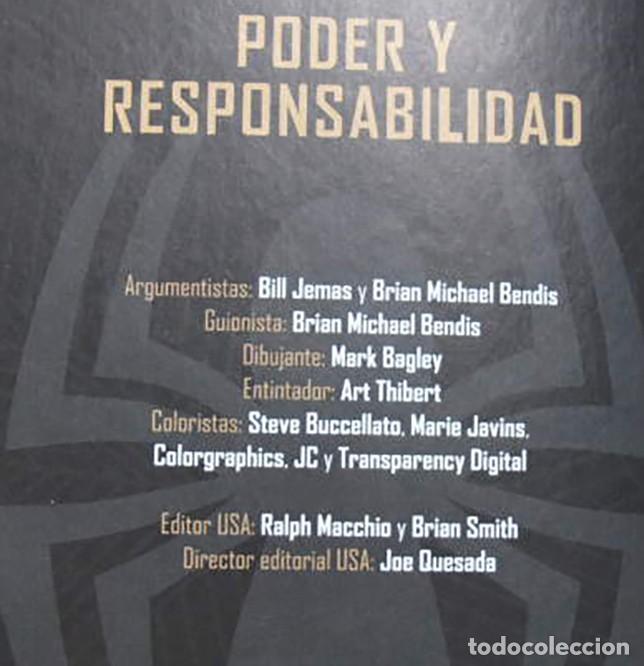 C&oacute;mics: SPIDERMAN EDICI&Oacute;N INTEGRAL ULTIMATE 1 PODER Y RESPONSABILIDAD C&Oacute;MIC 360 P&Aacute;G. EL HOMBRE ARA&Ntilde;A BOCETOS - Foto 6