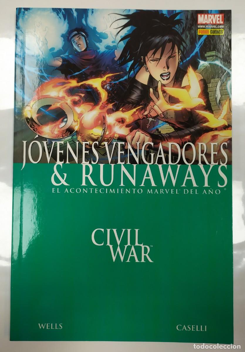 C&oacute;mics: J&Oacute;VENES VENGADORES & RUNAWAYS. CIVIL WAR (2007) - Foto 1