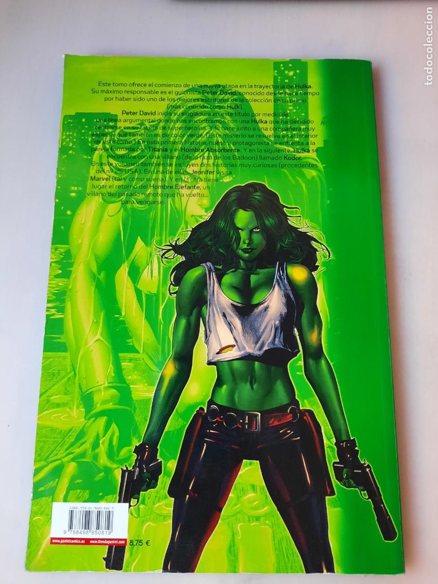 C&oacute;mics: HULKA: ESO DE SER UN H&Eacute;ROE N&ordm; 8 - ED. PANINI - Foto 3