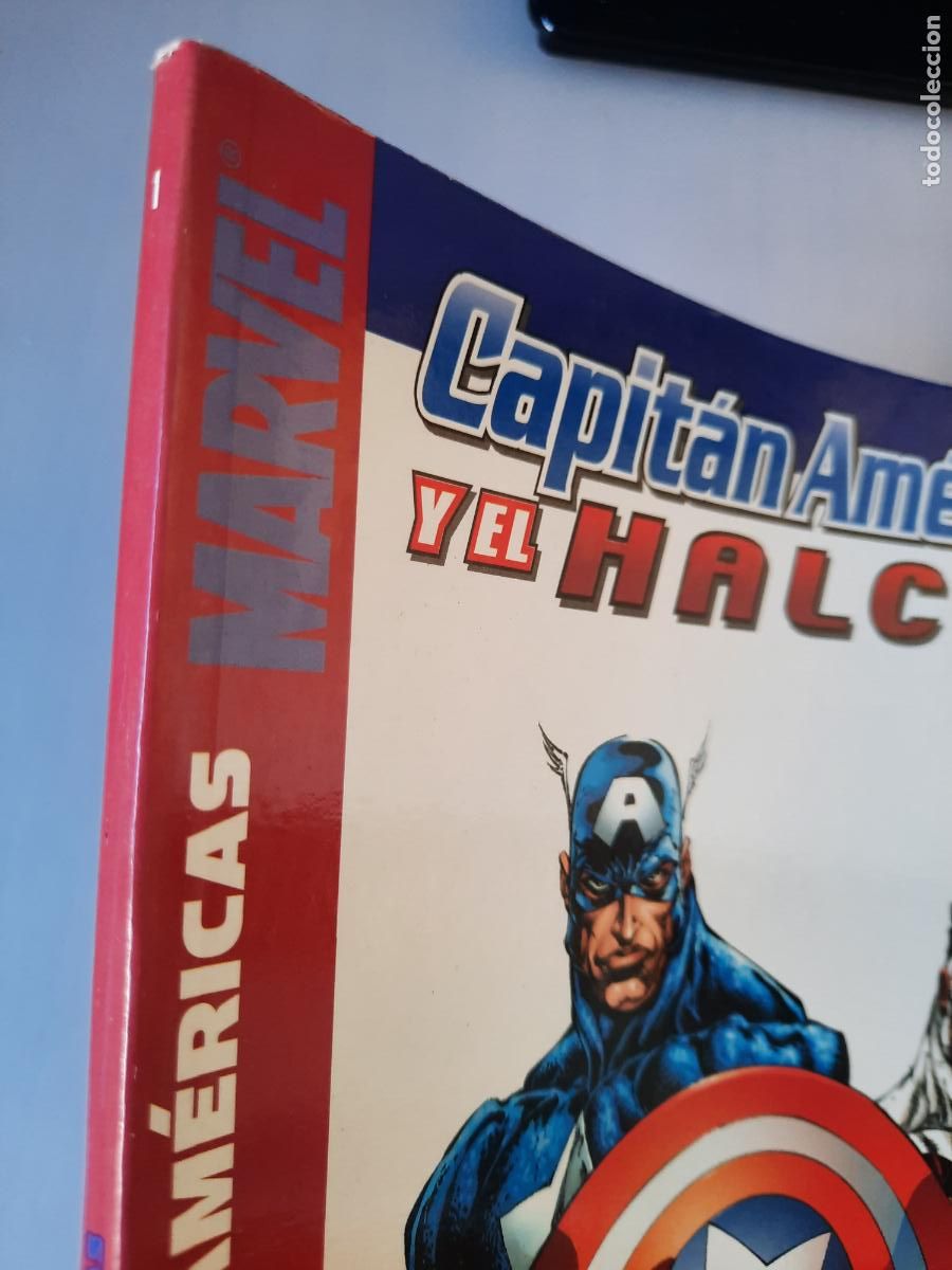 C&oacute;mics: CAPIT&Aacute;N AM&Eacute;RICA Y EL HALC&Oacute;N: DOS AM&Eacute;RICAS N&ordm; 1 - ED. PANINI - Foto 2