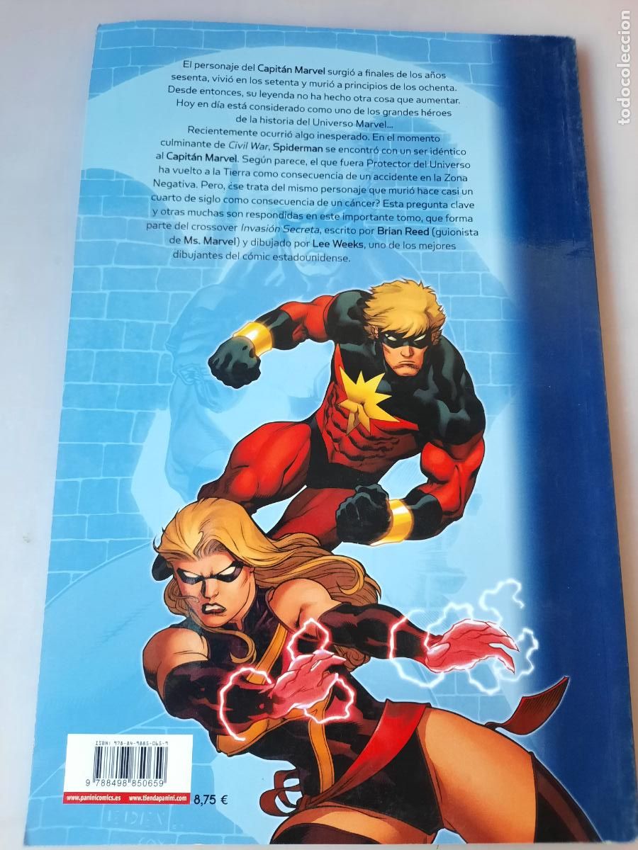C&oacute;mics: CAPIT&Aacute;N MARVEL: INVASI&Oacute;N SECRETA - ED. PANINI - Foto 3