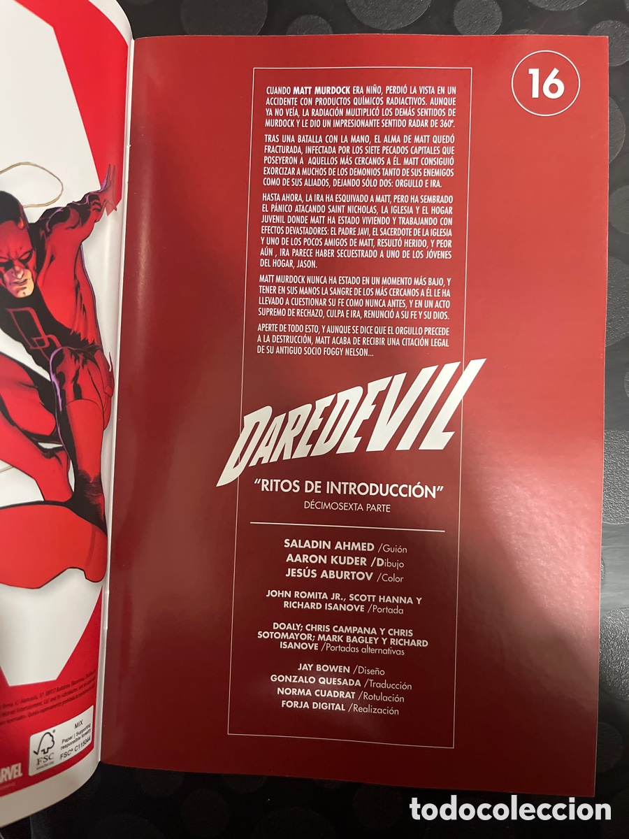 C&oacute;mics: DAREDEVIL N.63 / 16 RITOS DE INTRODUCCI&Oacute;N ( 2019/&hellip; ) - Foto 3