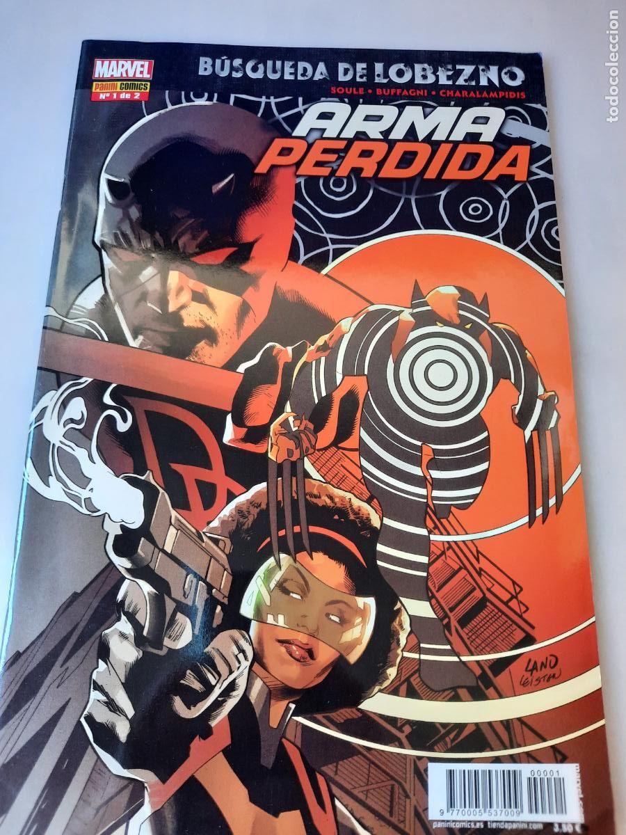 C&oacute;mics: B&Uacute;SQUEDA DE LOBEZNO: ARMA PERDIDA N&ordm; 1 AL 2- COMPLETA - ED. PANINI - Foto 2