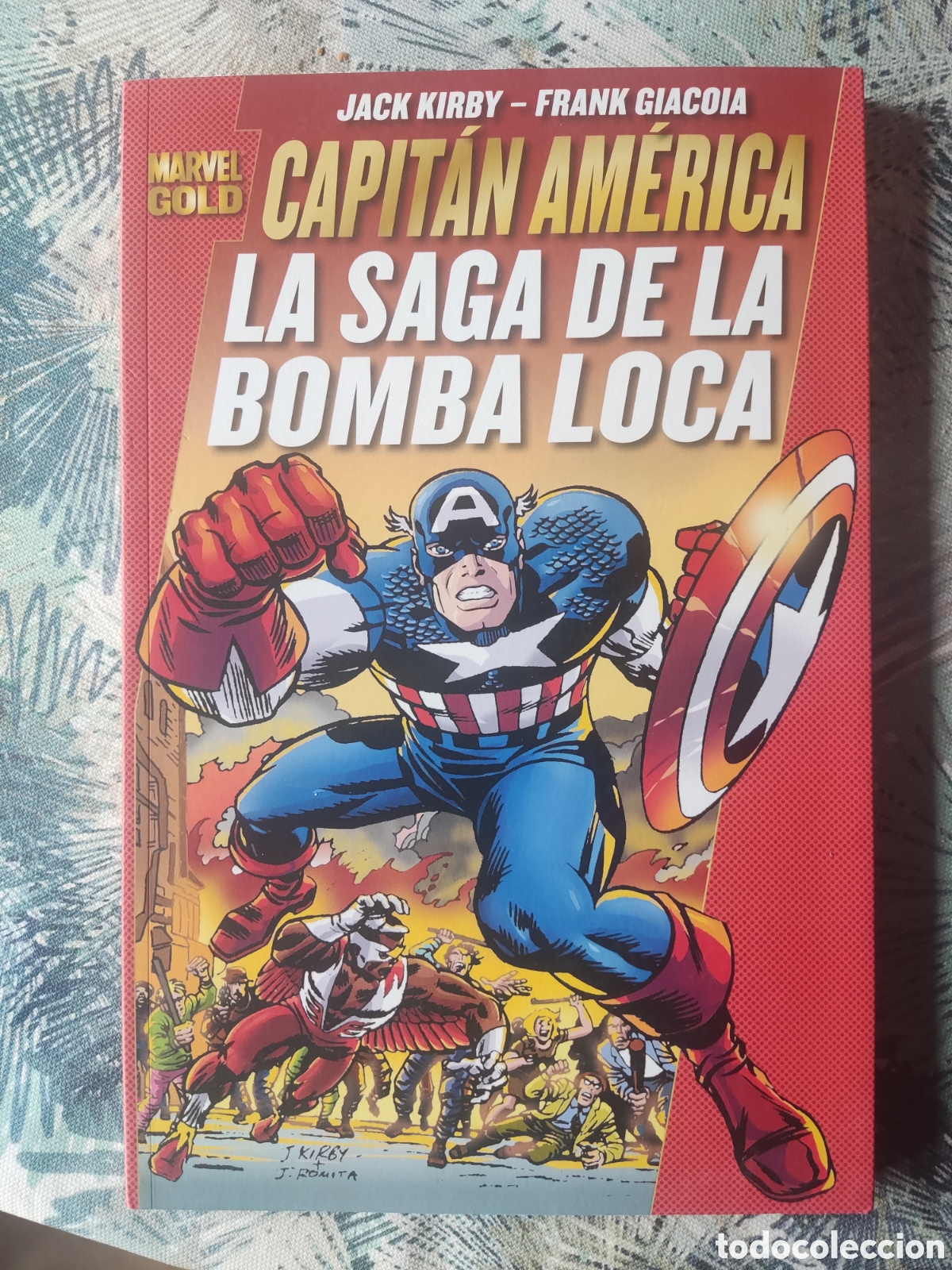 C&oacute;mics: Marvel gold capitan Am&eacute;rica panini la saga de la bomba loca - Foto 1