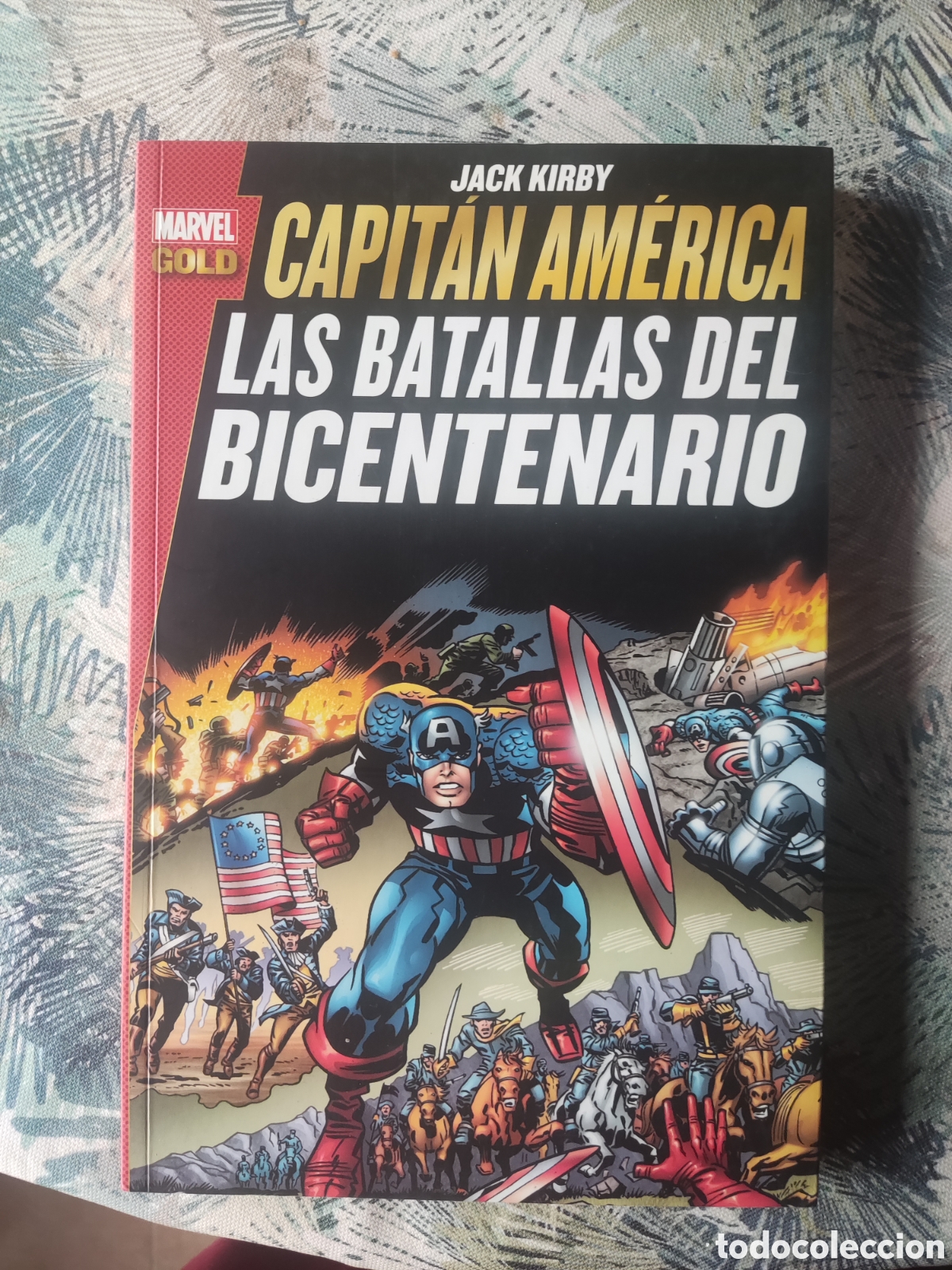 C&oacute;mics: Marvel gold capitan Am&eacute;rica panini las batallas del bicentenario - Foto 1
