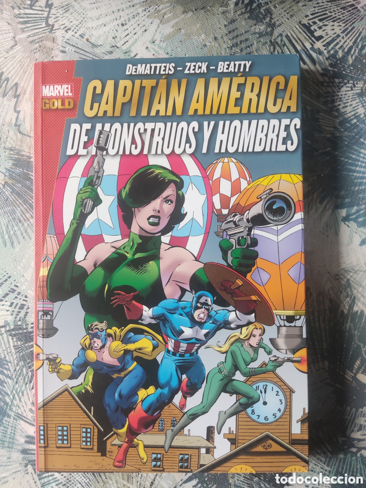 C&oacute;mics: Marvel gold capitan Am&eacute;rica panini de monstruos y hombres - Foto 1